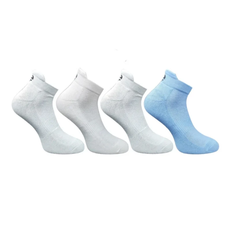 4_Pair Set Unisex Casual Cotton Printed Ankle Length Socks (Multicolor)