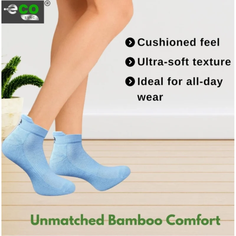 Alternative view of 4_Pair Set Unisex Casual Cotton Printed Ankle Length Socks (Multicolor)