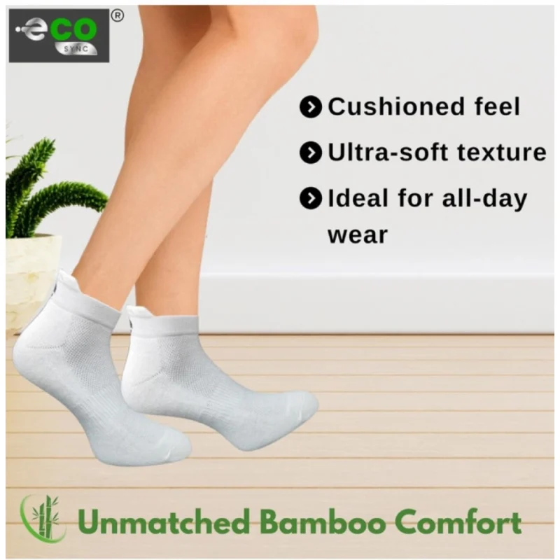 Alternative view of 4_Pair Set Unisex Casual Cotton Printed Ankle Length Socks (Multicolor)