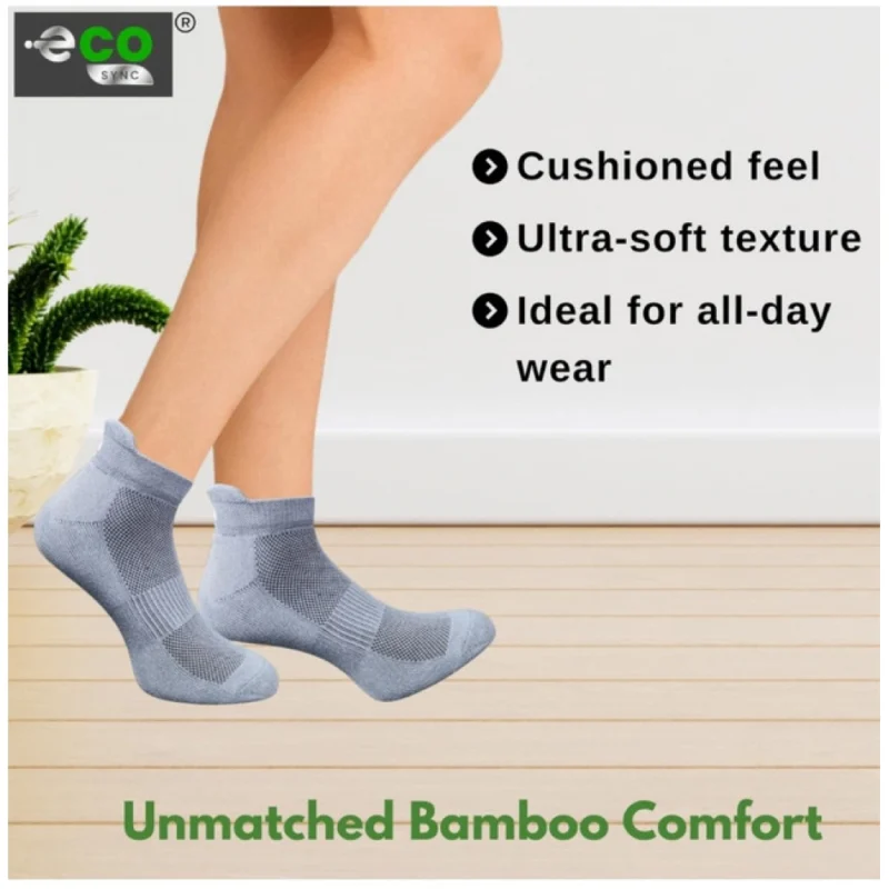 Alternative view of 4_Pair Set Unisex Casual Cotton Printed Ankle Length Socks (Multicolor)