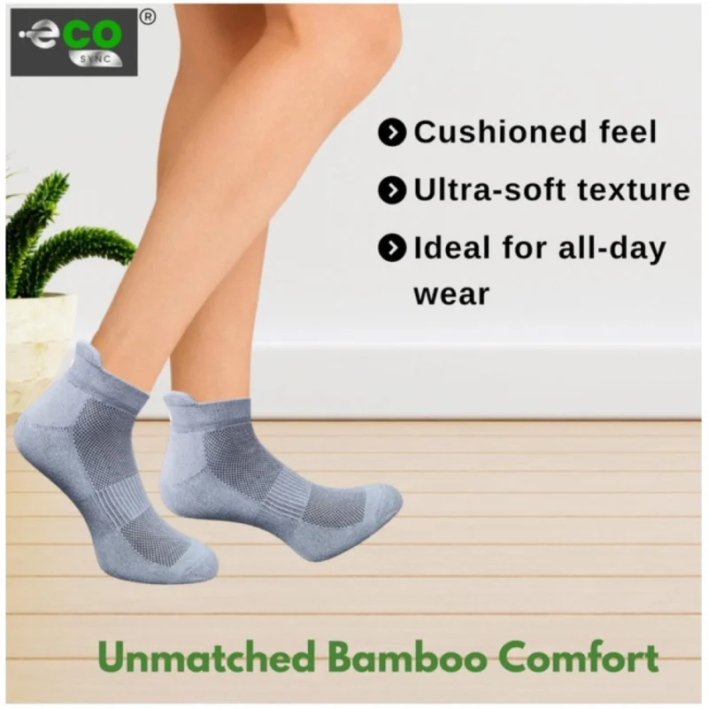 Alternative view of 4_Pair Set Unisex Casual Cotton Printed Ankle Length Socks (Multicolor)