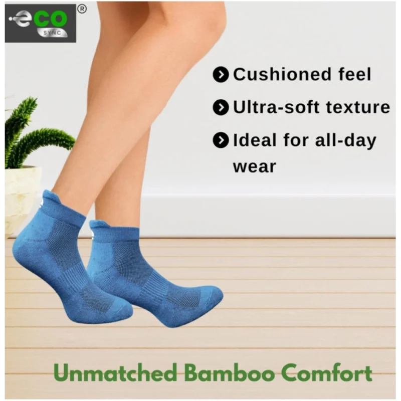 Alternative view of 4_Pair Set Unisex Casual Cotton Printed Ankle Length Socks (Multicolor)