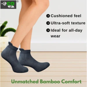 Alternative view of 4_Pair Set Unisex Casual Cotton Printed Ankle Length Socks (Multicolor)