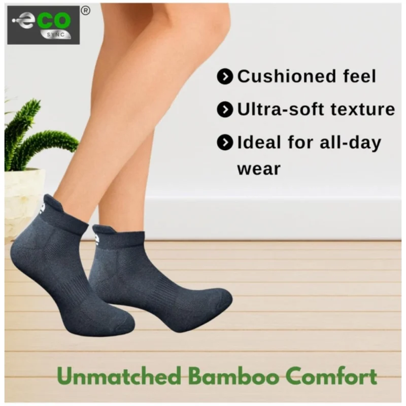 Alternative view of 4_Pair Set Unisex Casual Cotton Printed Ankle Length Socks (Multicolor)