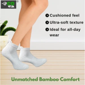 Alternative view of 4_Pair Set Unisex Casual Cotton Printed Ankle Length Socks (Multicolor)