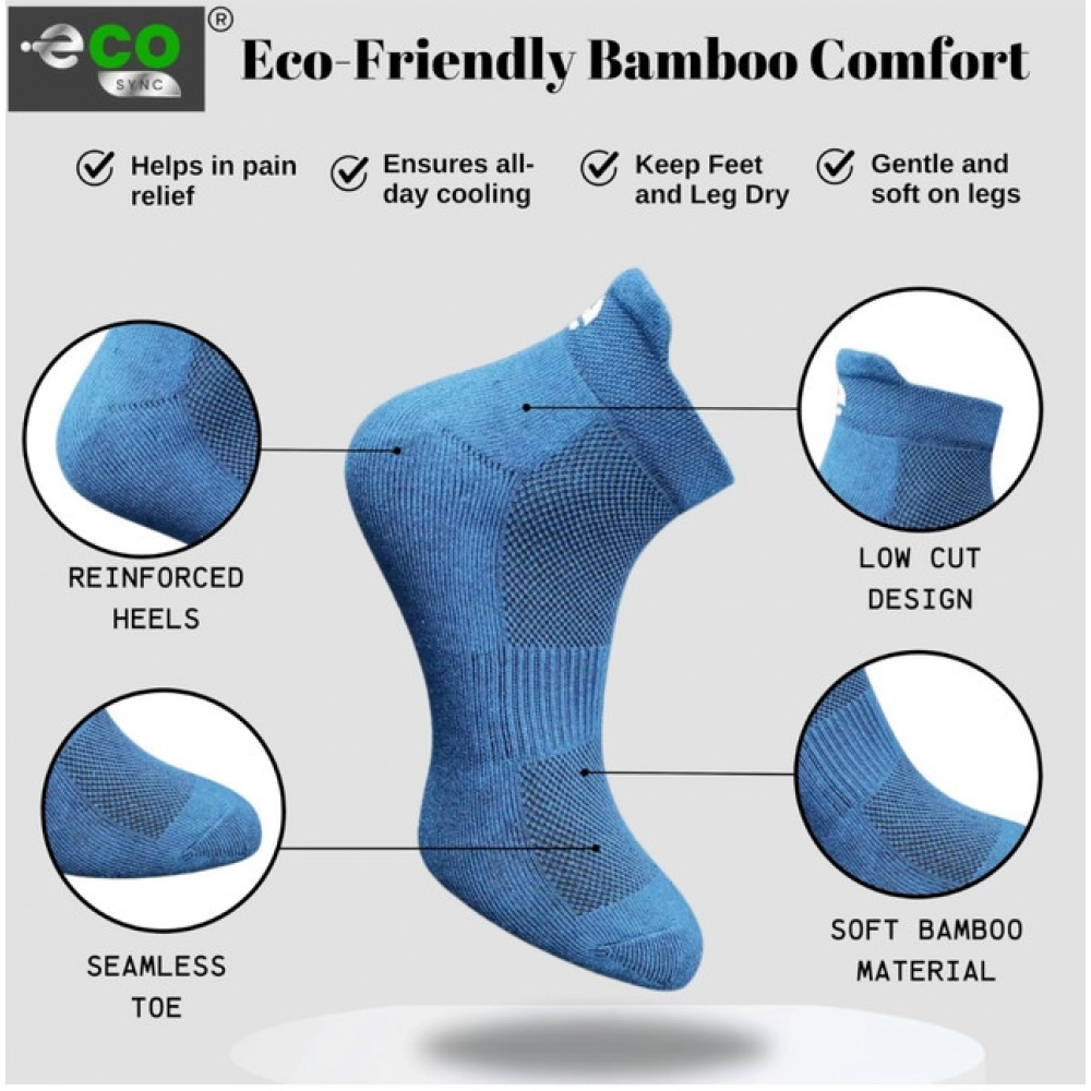 4_Pair Set Unisex Casual Cotton Printed Ankle Length Socks (Multicolor) - Image 3