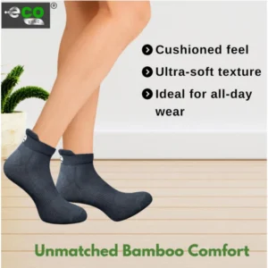 Alternative view of 4_Pair Set Unisex Casual Cotton Printed Ankle Length Socks (Multicolor)