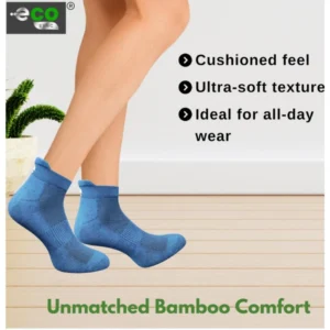 Alternative view of 4_Pair Set Unisex Casual Cotton Printed Ankle Length Socks (Multicolor)