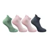 4_Pair Set Unisex Casual Cotton Printed Ankle Length Socks (Multicolor)