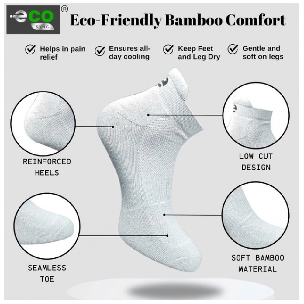 4_Pair Set Unisex Casual Cotton Printed Ankle Length Socks (Multicolor) - Image 3