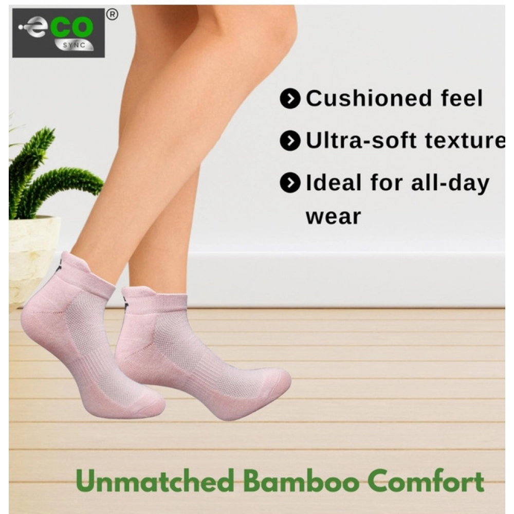 4_Pair Set Unisex Casual Cotton Printed Ankle Length Socks (Multicolor) - Image 2