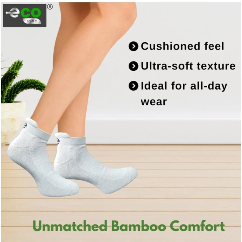 Alternative view of 4_Pair Set Unisex Casual Cotton Printed Ankle Length Socks (Multicolor)