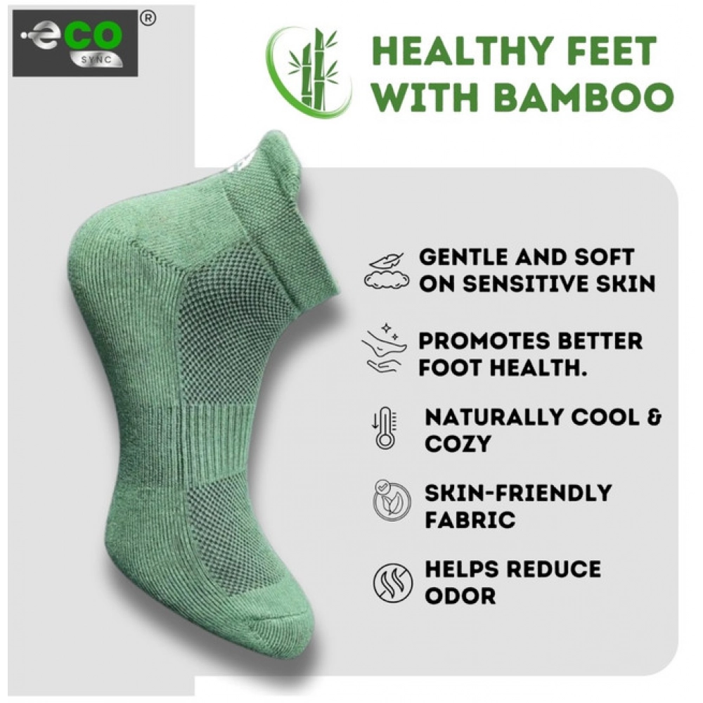 4_Pair Set Unisex Casual Cotton Printed Ankle Length Socks (Multicolor) - Image 4