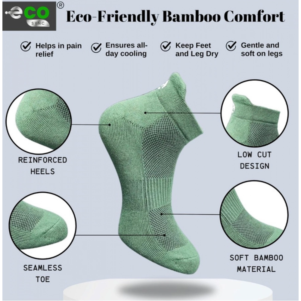 4_Pair Set Unisex Casual Cotton Printed Ankle Length Socks (Multicolor) - Image 3