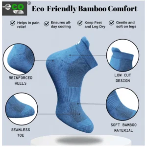 Alternative view of 4_Pair Set Unisex Casual Cotton Printed Ankle Length Socks (Multicolor)