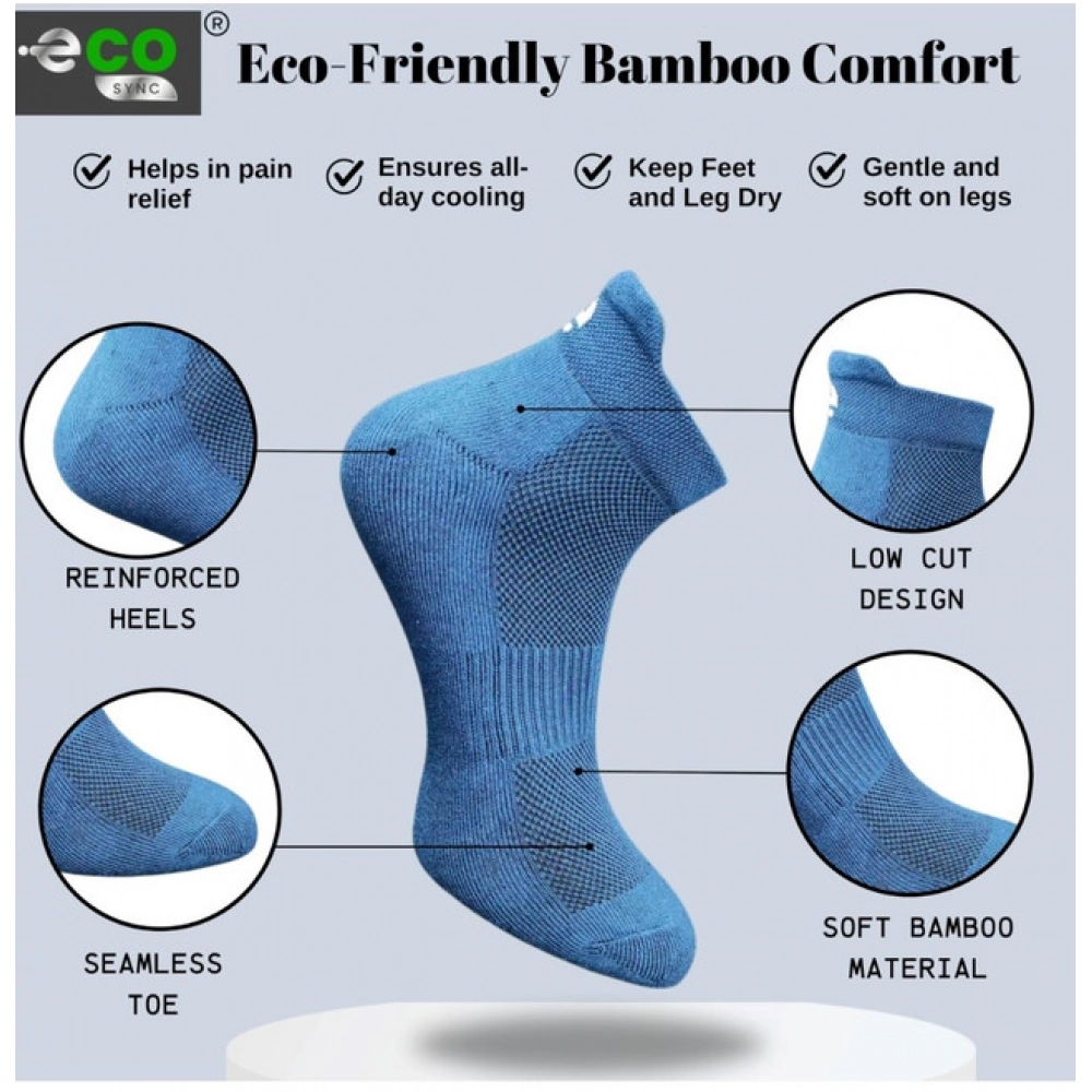 4_Pair Set Unisex Casual Cotton Printed Ankle Length Socks (Multicolor) - Image 2