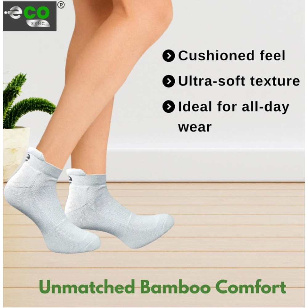 4_Pair Set Unisex Casual Cotton Printed Ankle Length Socks (Multicolor) - Image 3