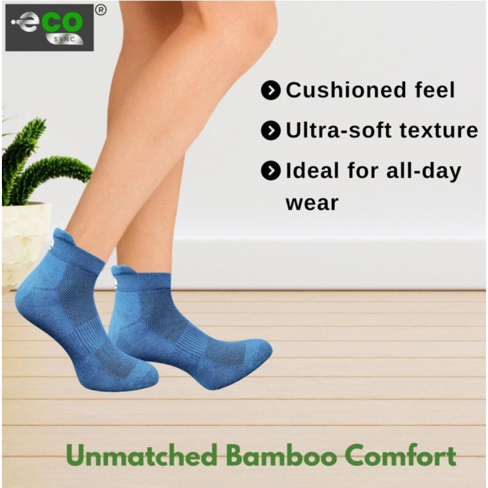 4_Pair Set Unisex Casual Cotton Printed Ankle Length Socks (Multicolor) - Image 2