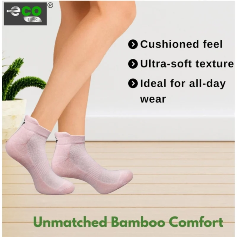 Alternative view of 4_Pair Set Unisex Casual Cotton Printed Ankle Length Socks (Multicolor)