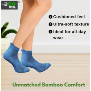 Alternative view of 4_Pair Set Unisex Casual Cotton Printed Ankle Length Socks (Multicolor)