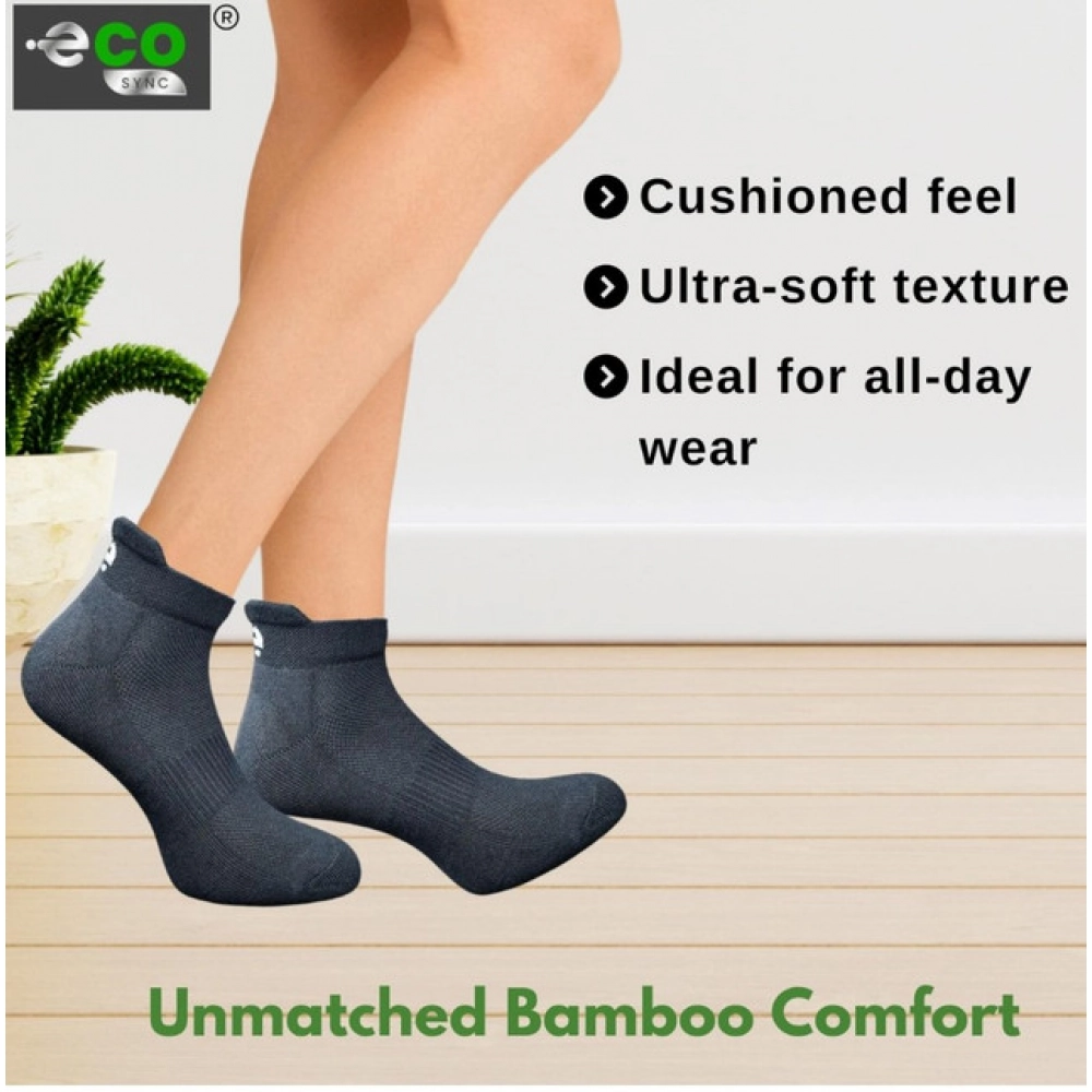 4_Pair Set Unisex Casual Cotton Printed Ankle Length Socks?(Multicolor) - Image 2