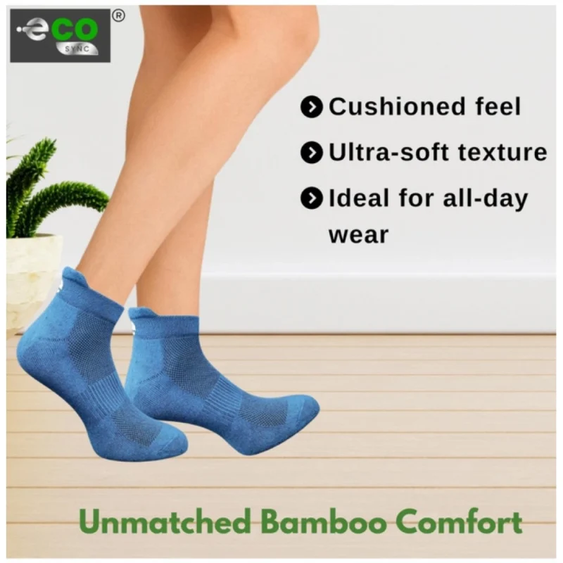 Alternative view of 4_Pair Set Unisex Casual Cotton Printed Ankle Length Socks (Multicolor)