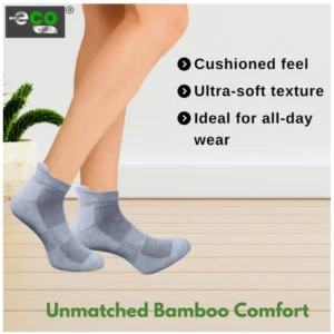 Alternative view of 4_Pair Set Unisex Casual Cotton Printed Ankle Length Socks (Multicolor)