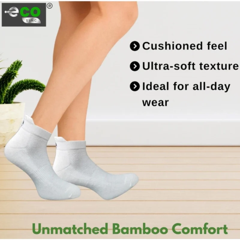 Alternative view of 4_Pair Set Unisex Casual Cotton Printed Ankle Length Socks (Multicolor)