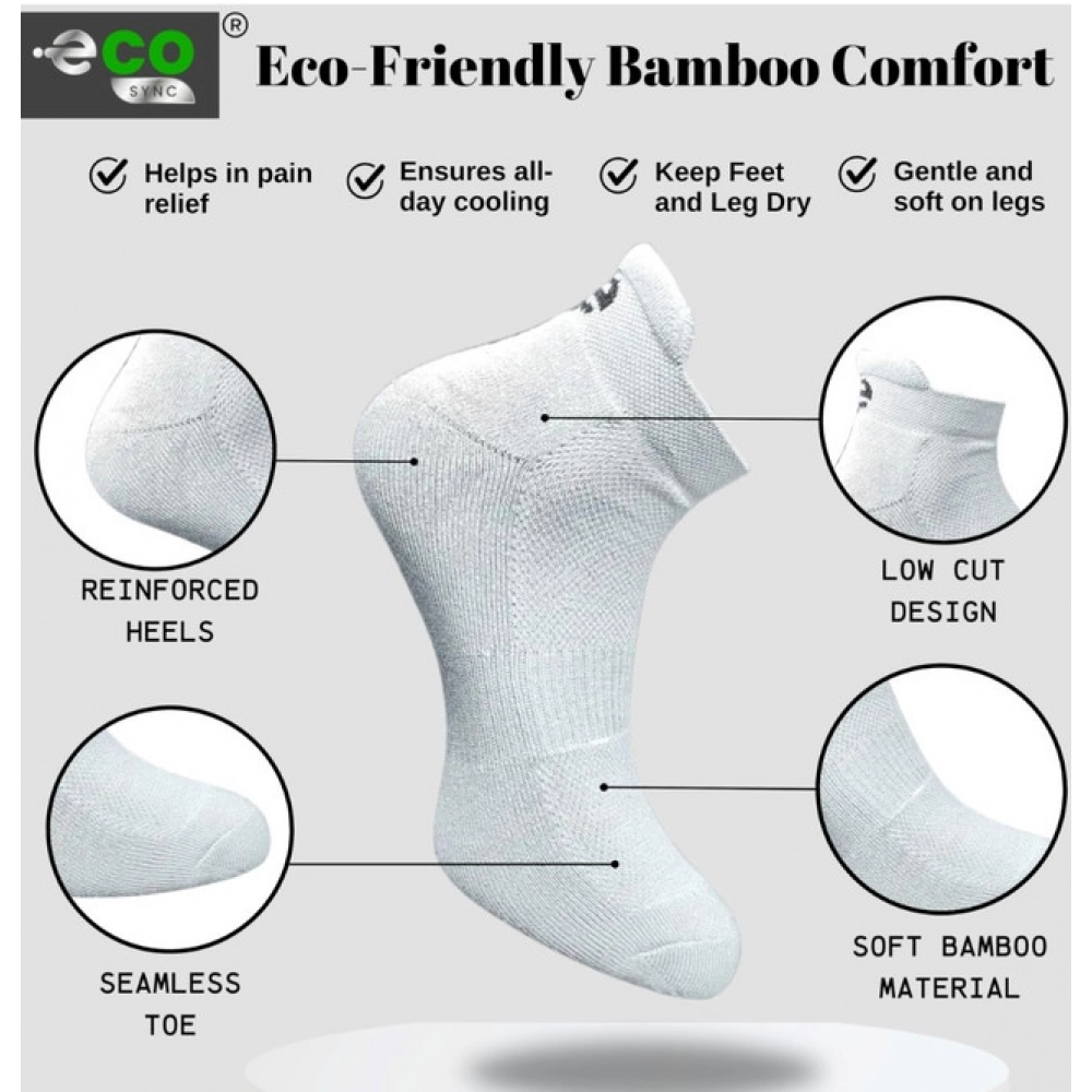 4_Pair Set Unisex Casual Cotton Printed Ankle Length Socks (Multicolor) - Image 3