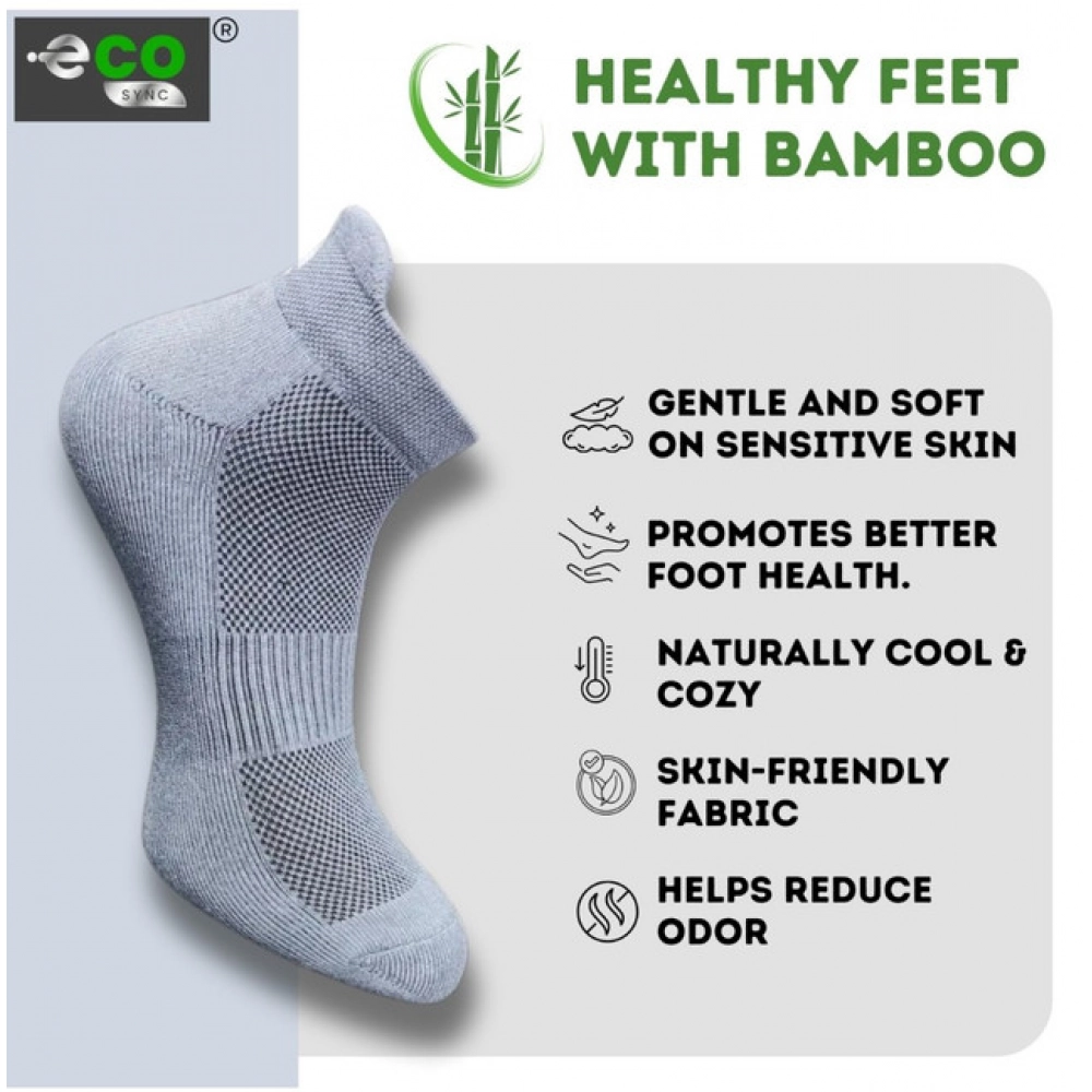 4_Pair Set Unisex Casual Cotton Printed Ankle Length Socks (Multicolor) - Image 4