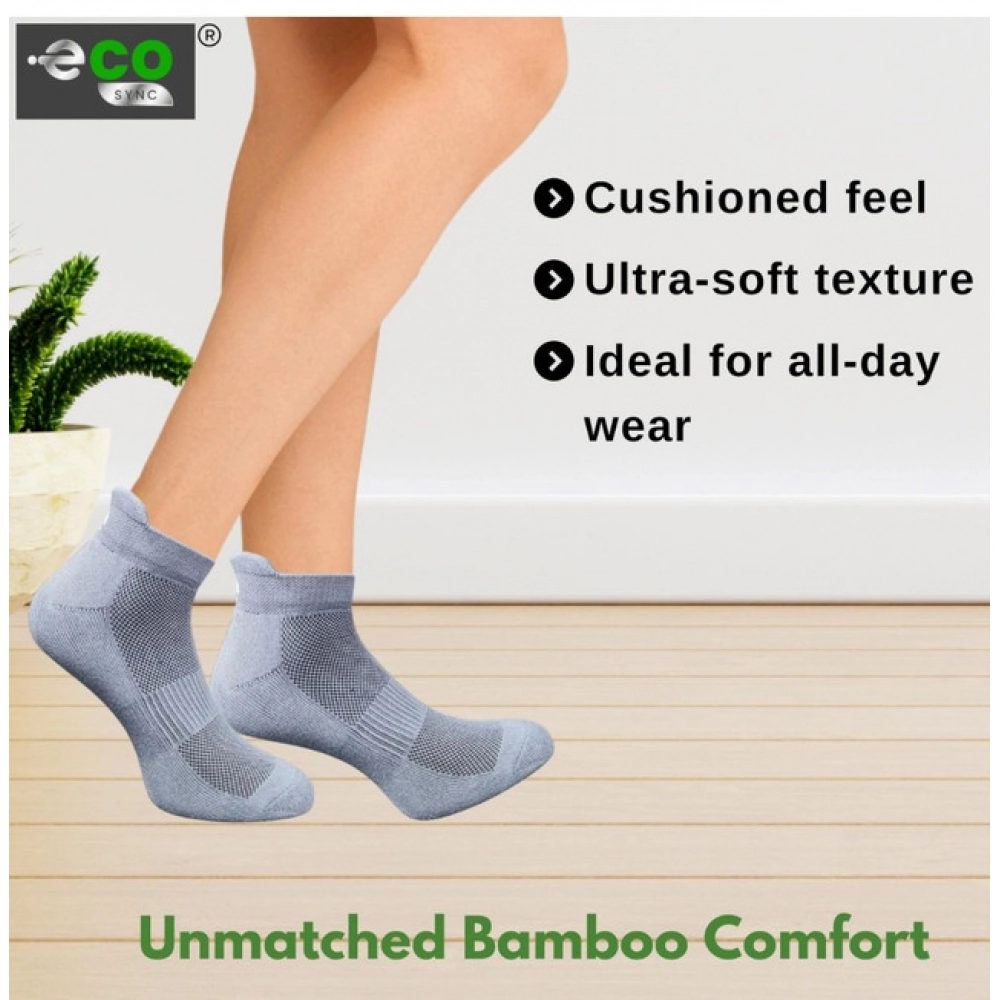 4_Pair Set Unisex Casual Cotton Printed Ankle Length Socks (Multicolor) - Image 2