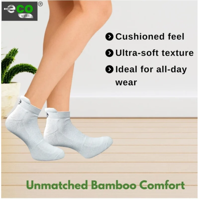 Alternative view of 4_Pair Set Unisex Casual Cotton Printed Ankle Length Socks (Multicolor)