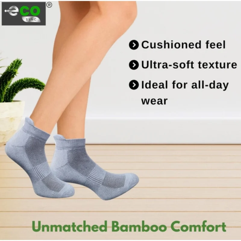 Alternative view of 4_Pair Set Unisex Casual Cotton Printed Ankle Length Socks (Multicolor)