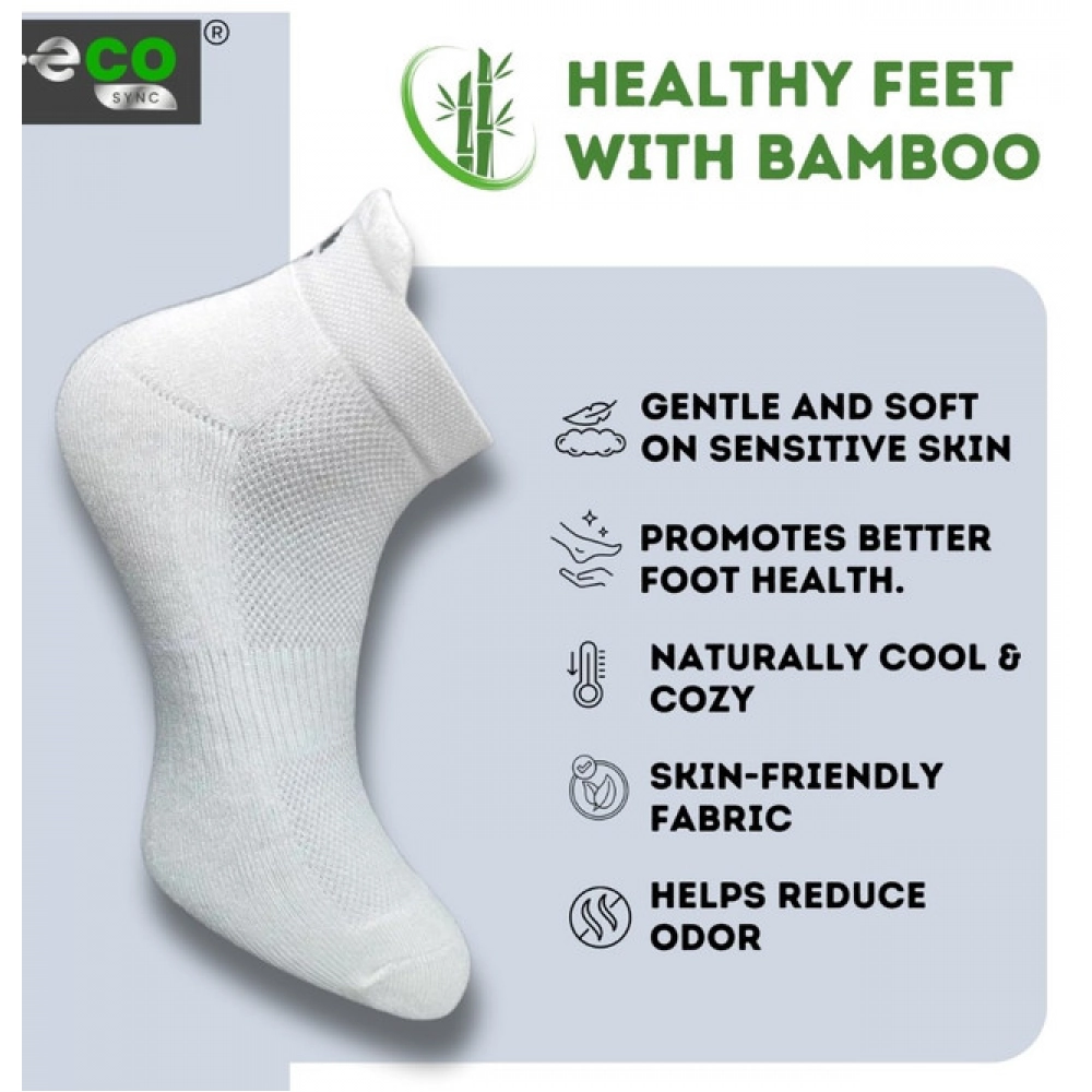 4_Pair Set Unisex Casual Cotton Printed Ankle Length Socks (Multicolor) - Image 4