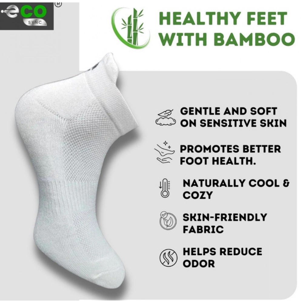 4_Pair Set Unisex Casual Cotton Printed Ankle Length Socks (Multicolor) - Image 4