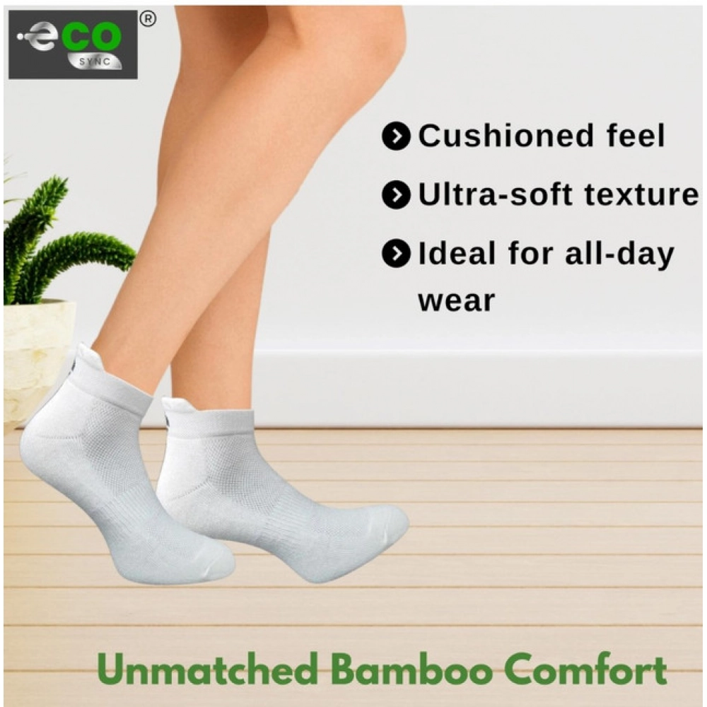 4_Pair Set Unisex Casual Cotton Printed Ankle Length Socks (Multicolor) - Image 2