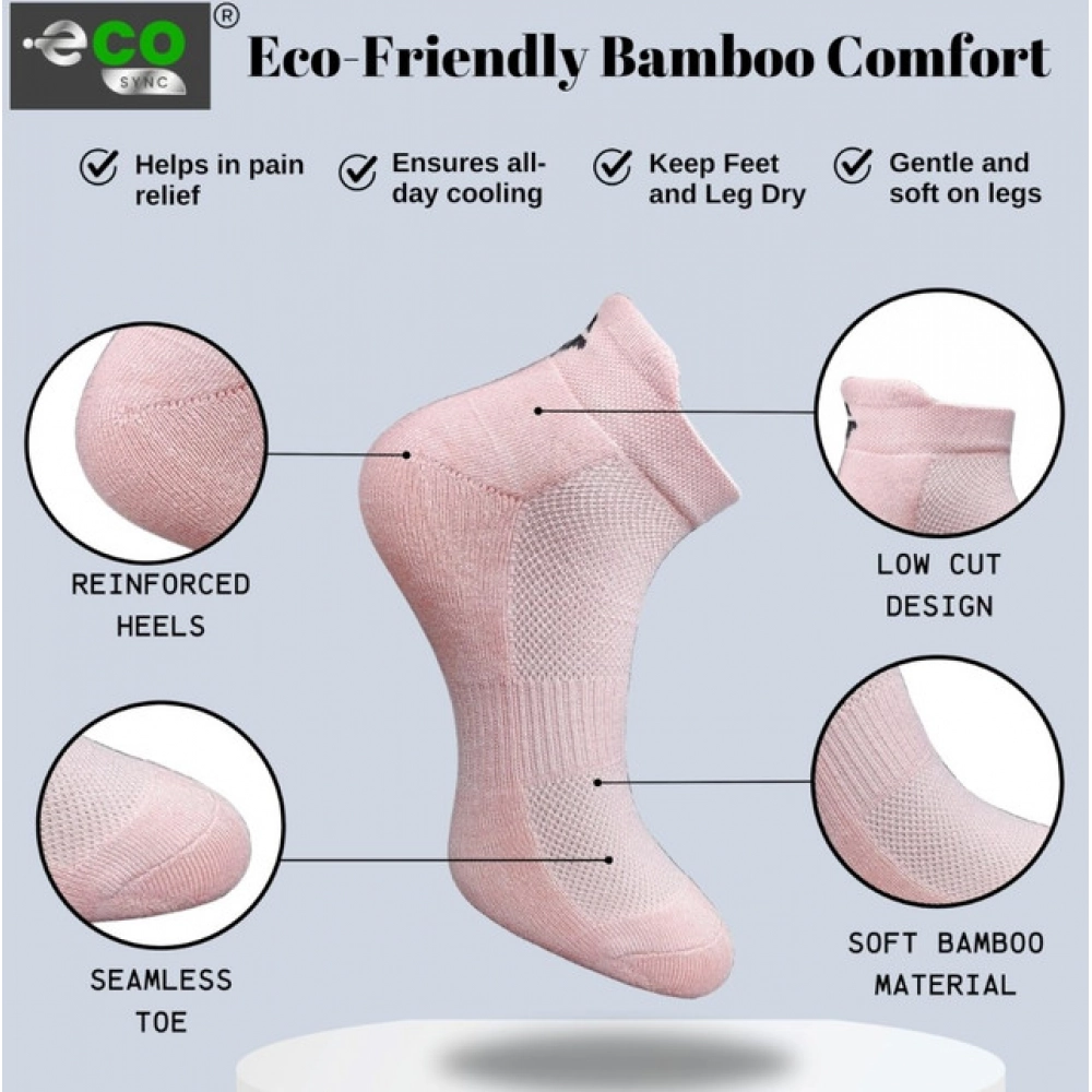 4_Pair Set Unisex Casual Cotton Printed Ankle Length Socks (Multicolor) - Image 3