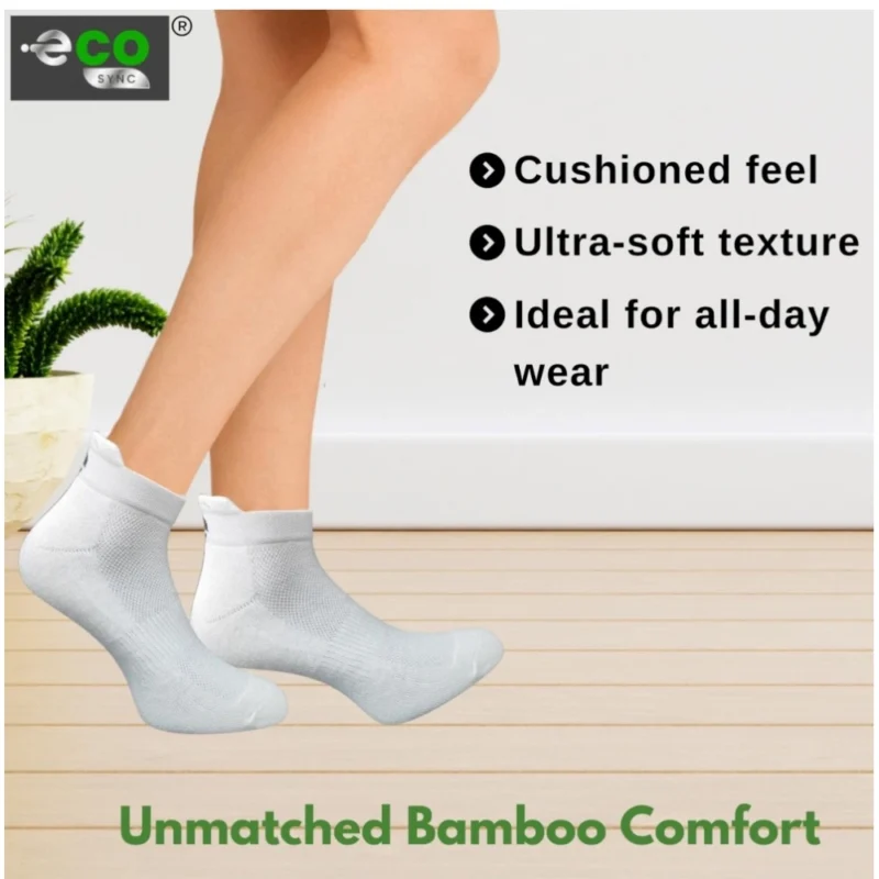 Alternative view of 4_Pair Set Unisex Casual Cotton Printed Ankle Length Socks (Multicolor)