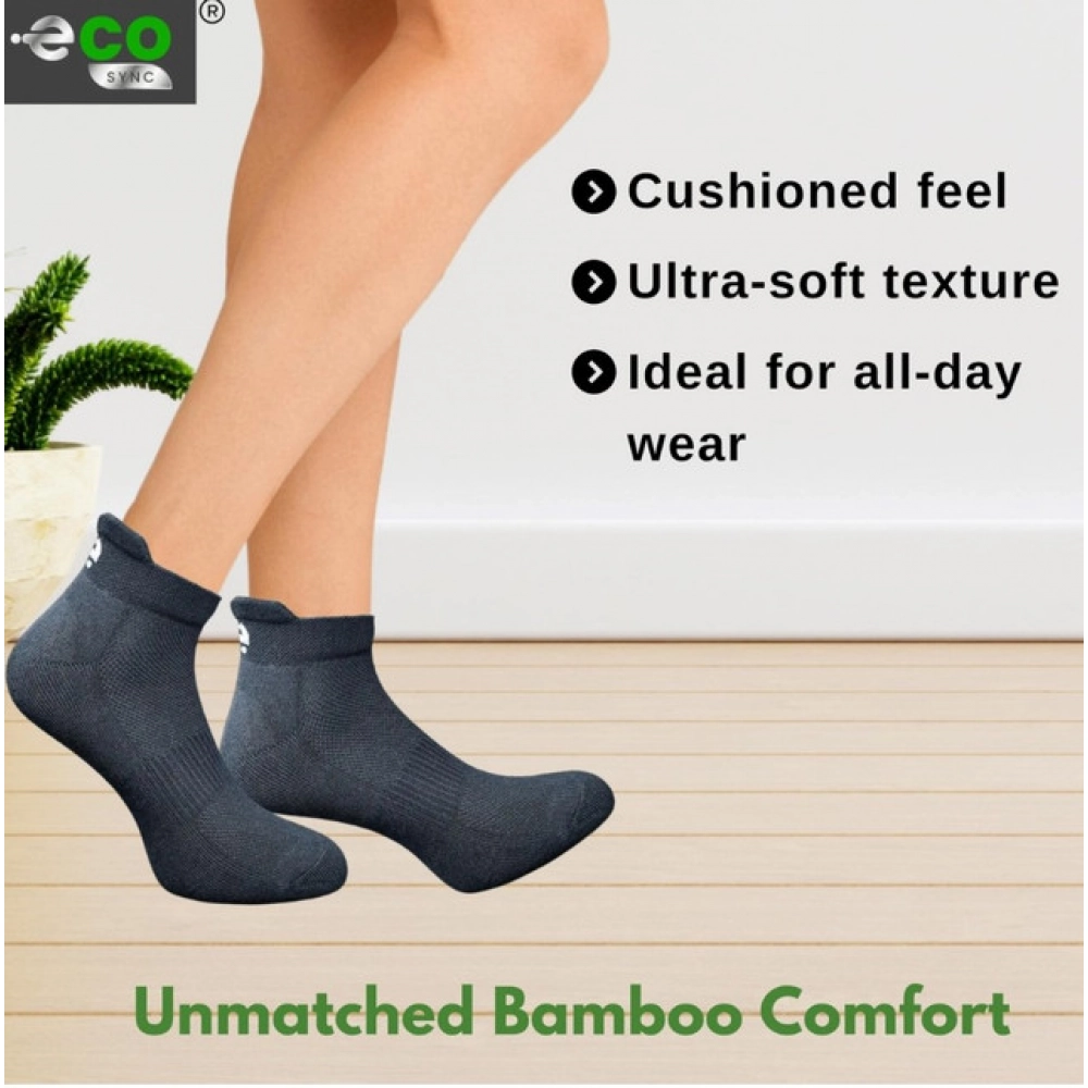 4_Pair Set Unisex Casual Cotton Printed Ankle Length Socks (Multicolor) - Image 2