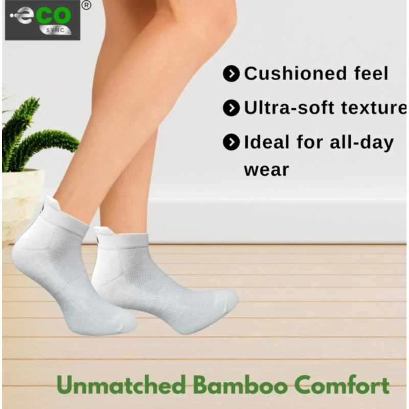 Alternative view of 4_Pair Set Unisex Casual Cotton Printed Ankle Length Socks (Multicolor)