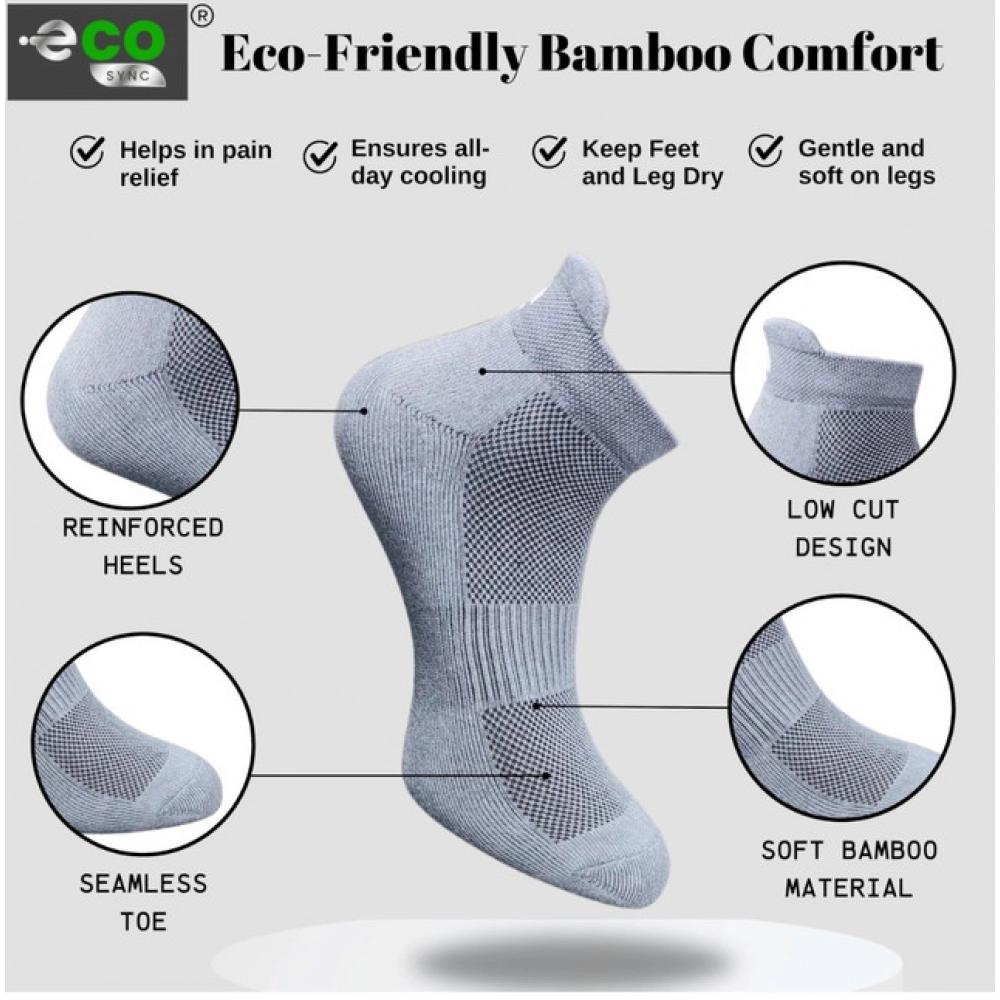 4_Pair Set Unisex Casual Cotton Printed Ankle Length Socks (Multicolor) - Image 2