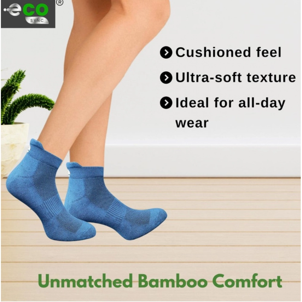 4_Pair Set Unisex Casual Cotton Printed Ankle Length Socks (Multicolor) - Image 5