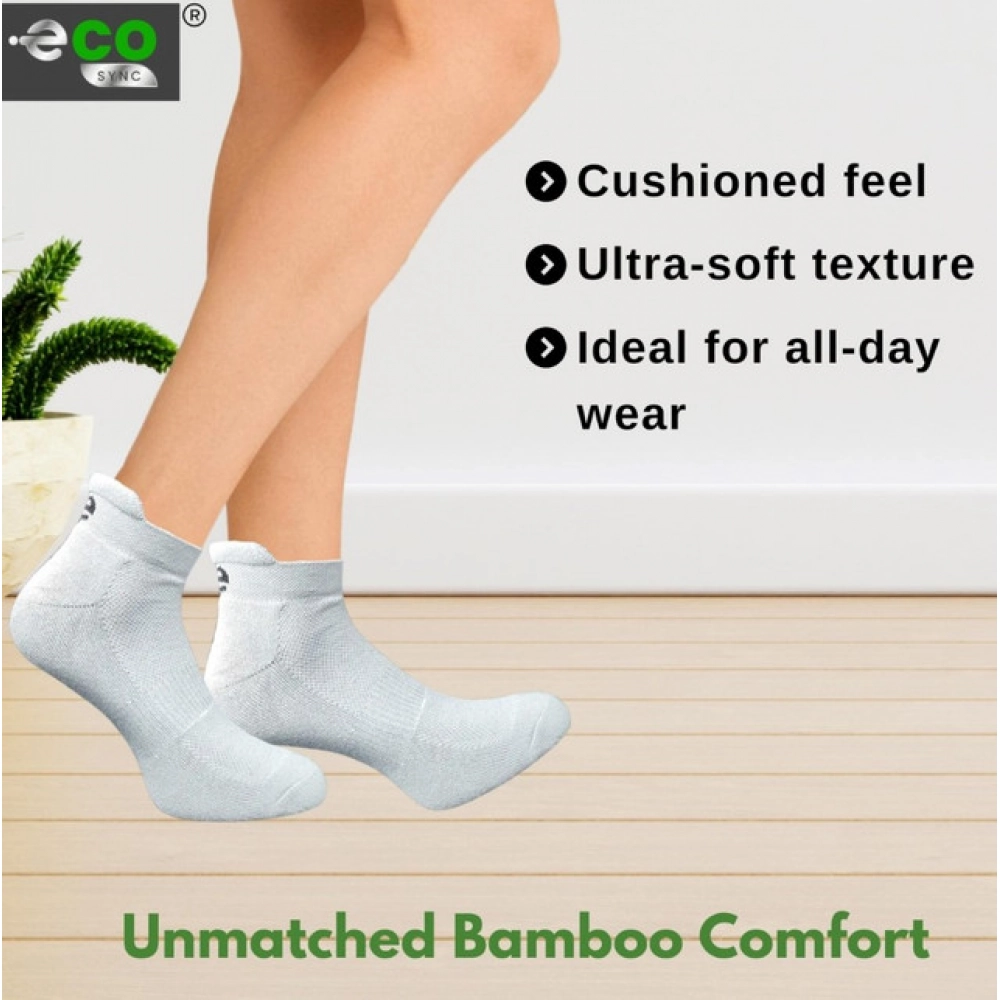 4_Pair Set Unisex Casual Cotton Printed Ankle Length Socks (Multicolor) - Image 2