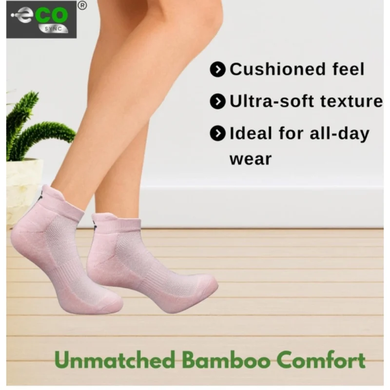 Alternative view of 4_Pair Set Unisex Casual Cotton Printed Ankle Length Socks (Multicolor)