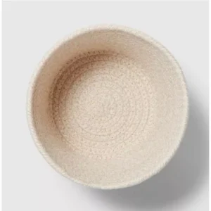 Alternative view of Cotton White Pen Holder Pack of 1 Storage Basket For Clothes (White)