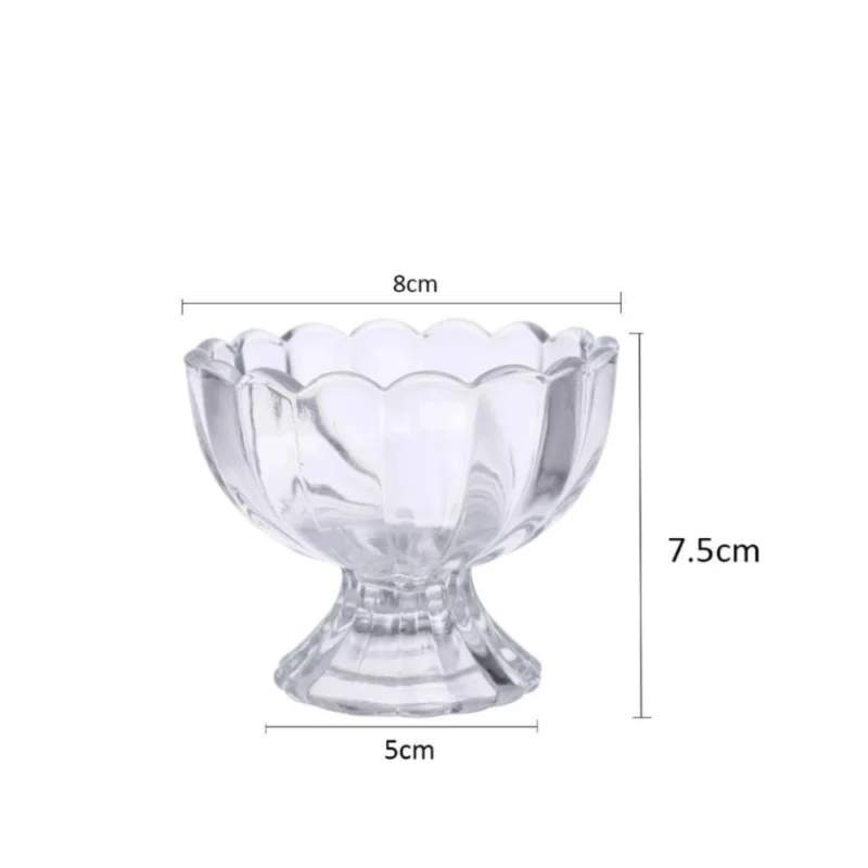 Alternative view of Unbreakable Plastic Dessert And Ice Cream Bowls – Set of 6 for Serving Salad, Fruits And More (Color: Assorted )