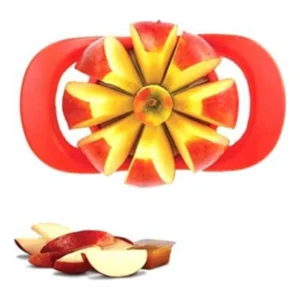 Alternative view of Pack Of 3_Apple Cutter – Stainless Steel Fruit Slicer And Corer for Quick Cutting (Color: Assorted )
