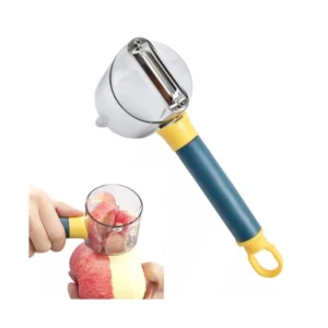 Pack Of 3_Multi Functional Storage for Fruit and Vegetable Peeler with Storage Container (Color: Assorted )