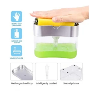 Alternative view of Pack Of 4_Soap Pump Dispenser – Refillable Liquid Soap And Lotion Bottle (Color: Assorted )