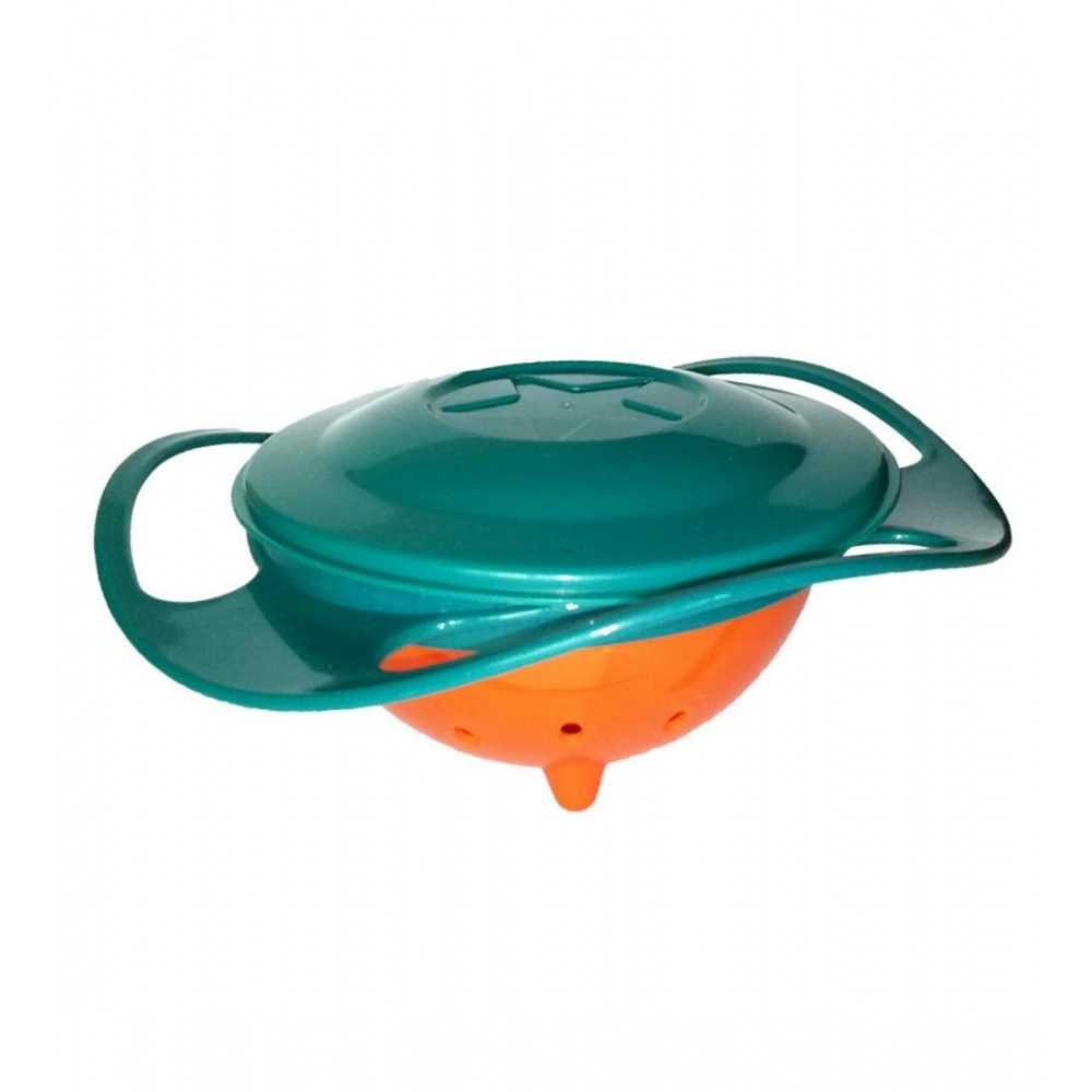 Pack Of 2_Gyro Bowl – Spill-Proof Rotating Fun Bowl for Kids (Color: Assorted ) - Image 4